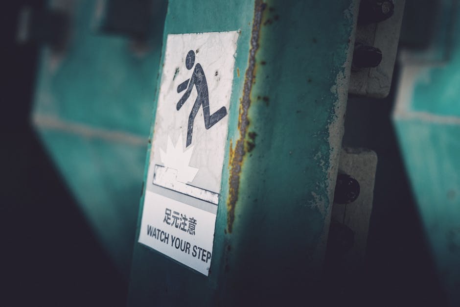 Watch Your Step Sign